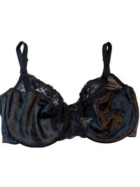 Vintage Victoria's Secret Black Bra Underwire 90s Size 34D